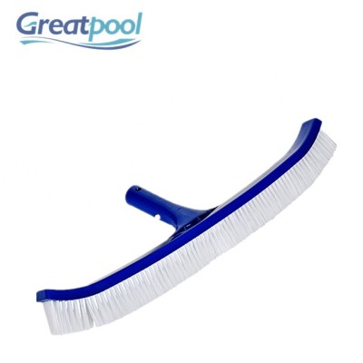 OEM Plastic Material Swimming Pool Clean Brush pool cleaning tool 18 inch pool brush for sales